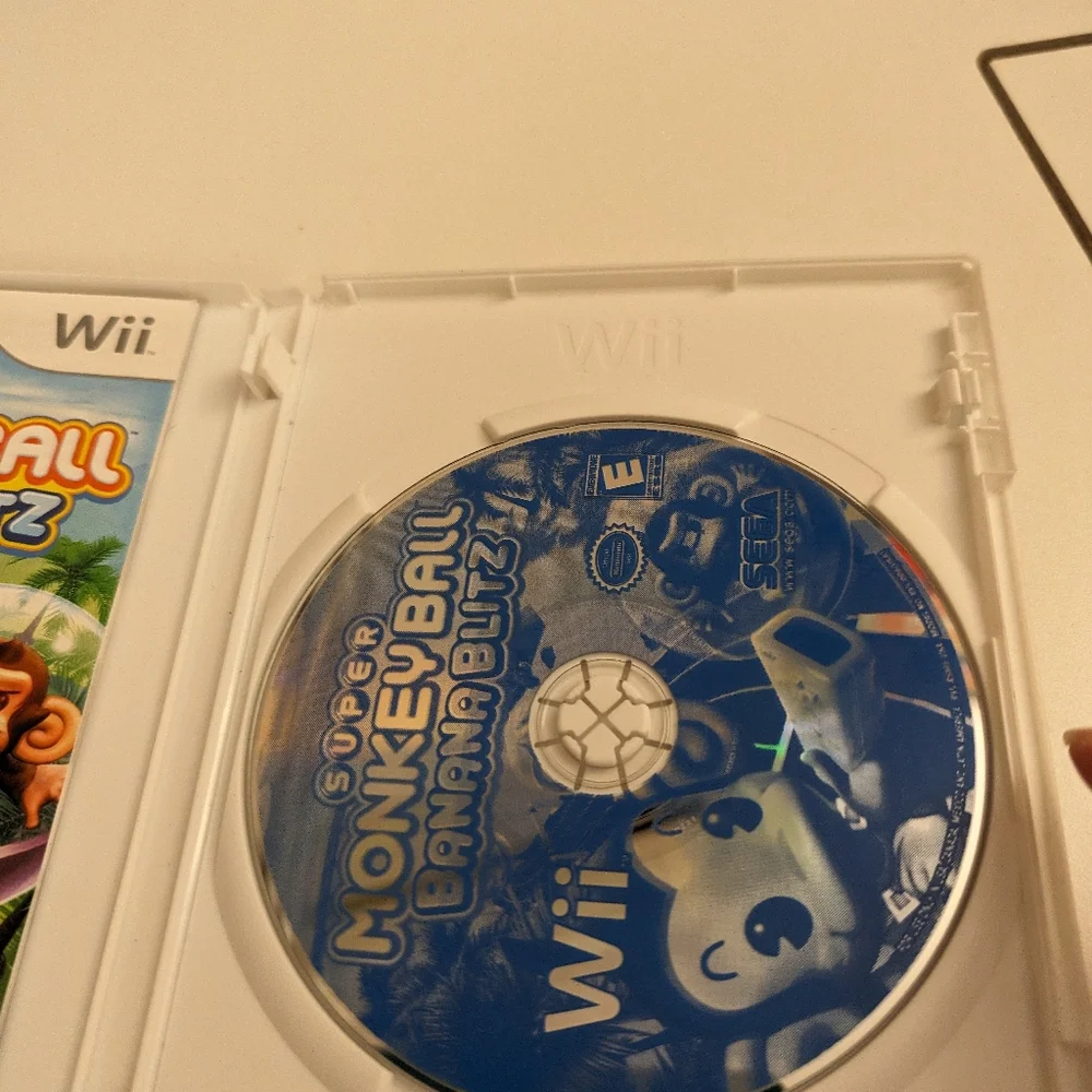 Super Monkey Ball Banana Blitz Wii Game W\ Manual, Case, Original Owner, Tested